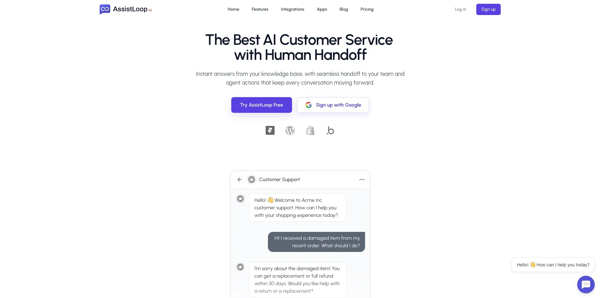AI customer service
