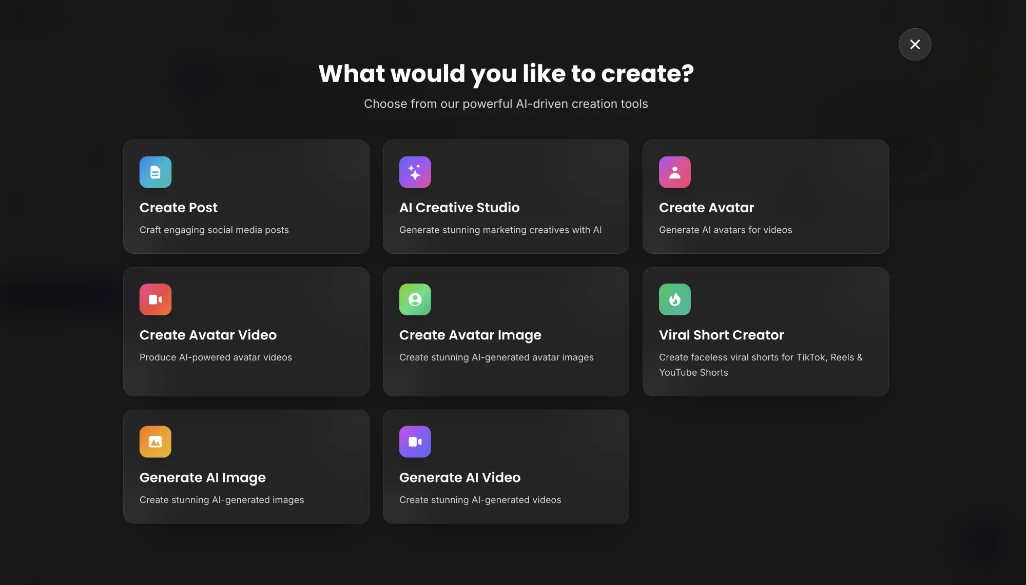 Creation tools overview