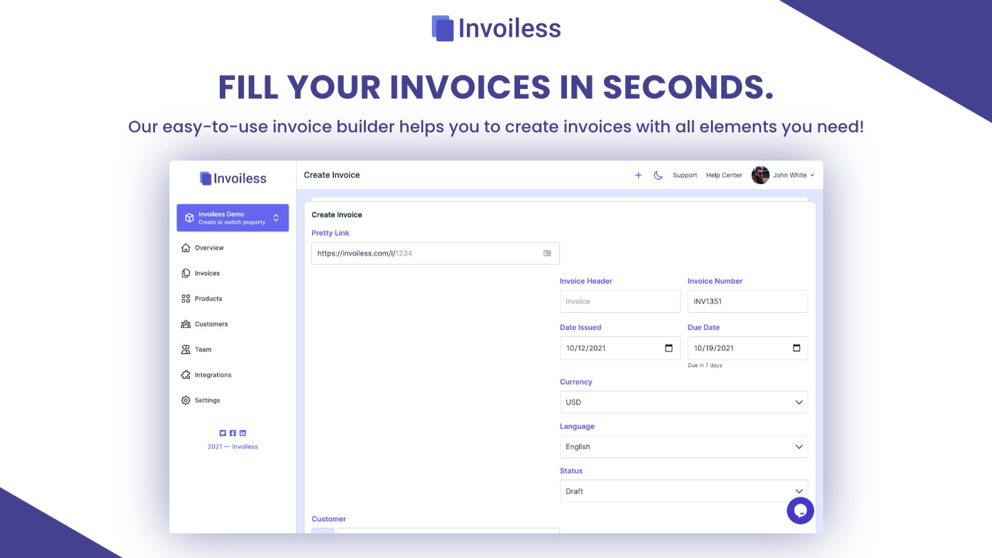 Invoiless - screenshot 1