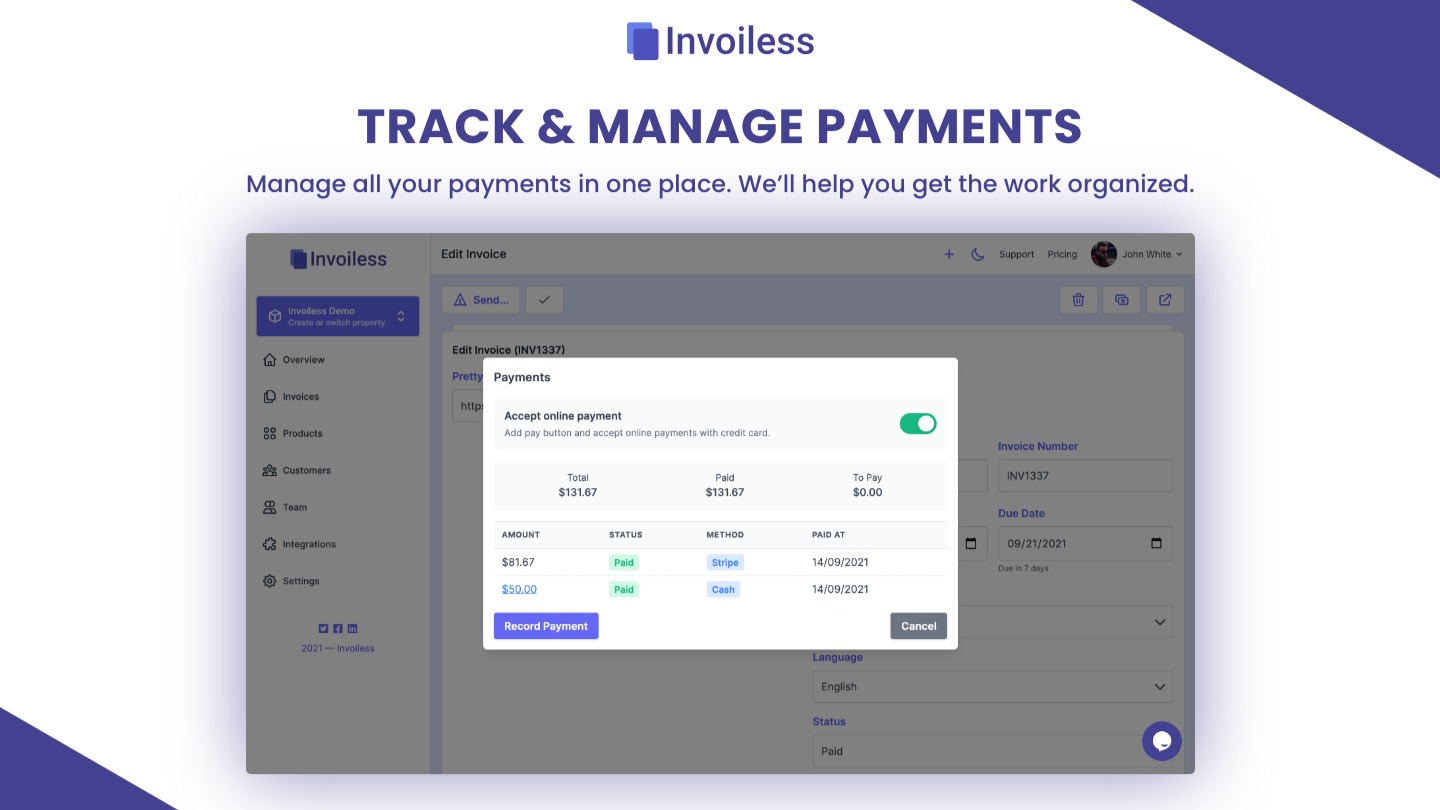Invoiless - screenshot 4