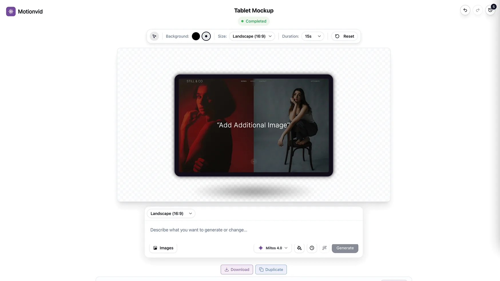 Motionvid AI - screenshot 3