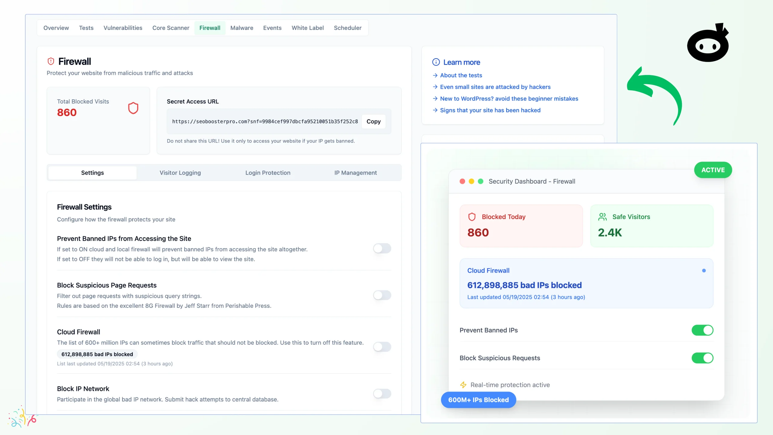 WP Security Ninja - screenshot 2