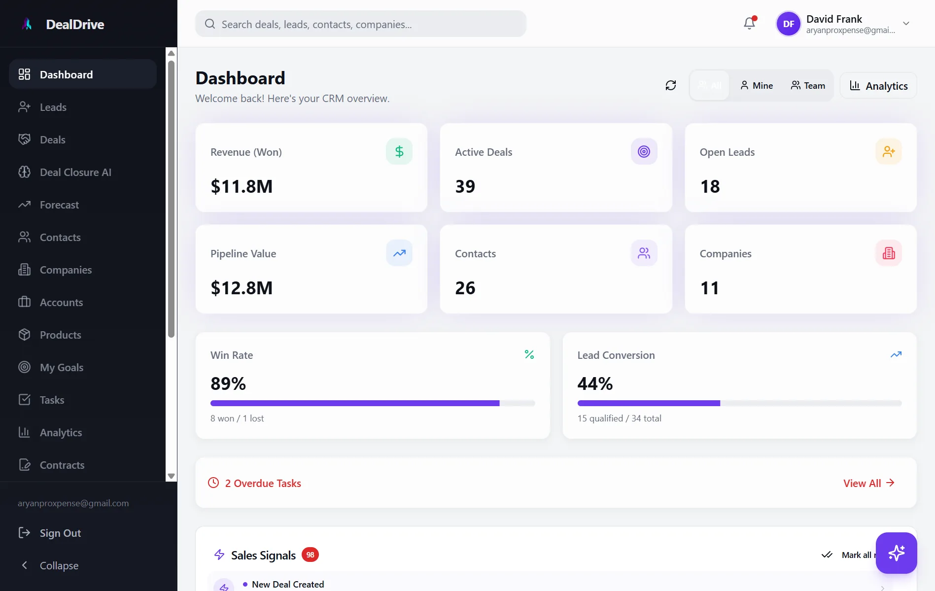 Dashboard