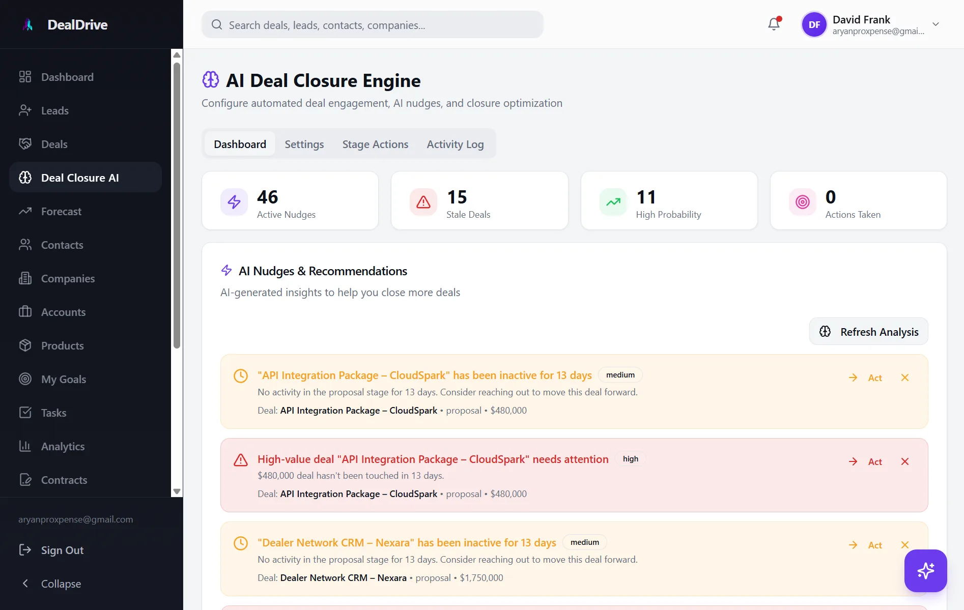 AI deal closure engine