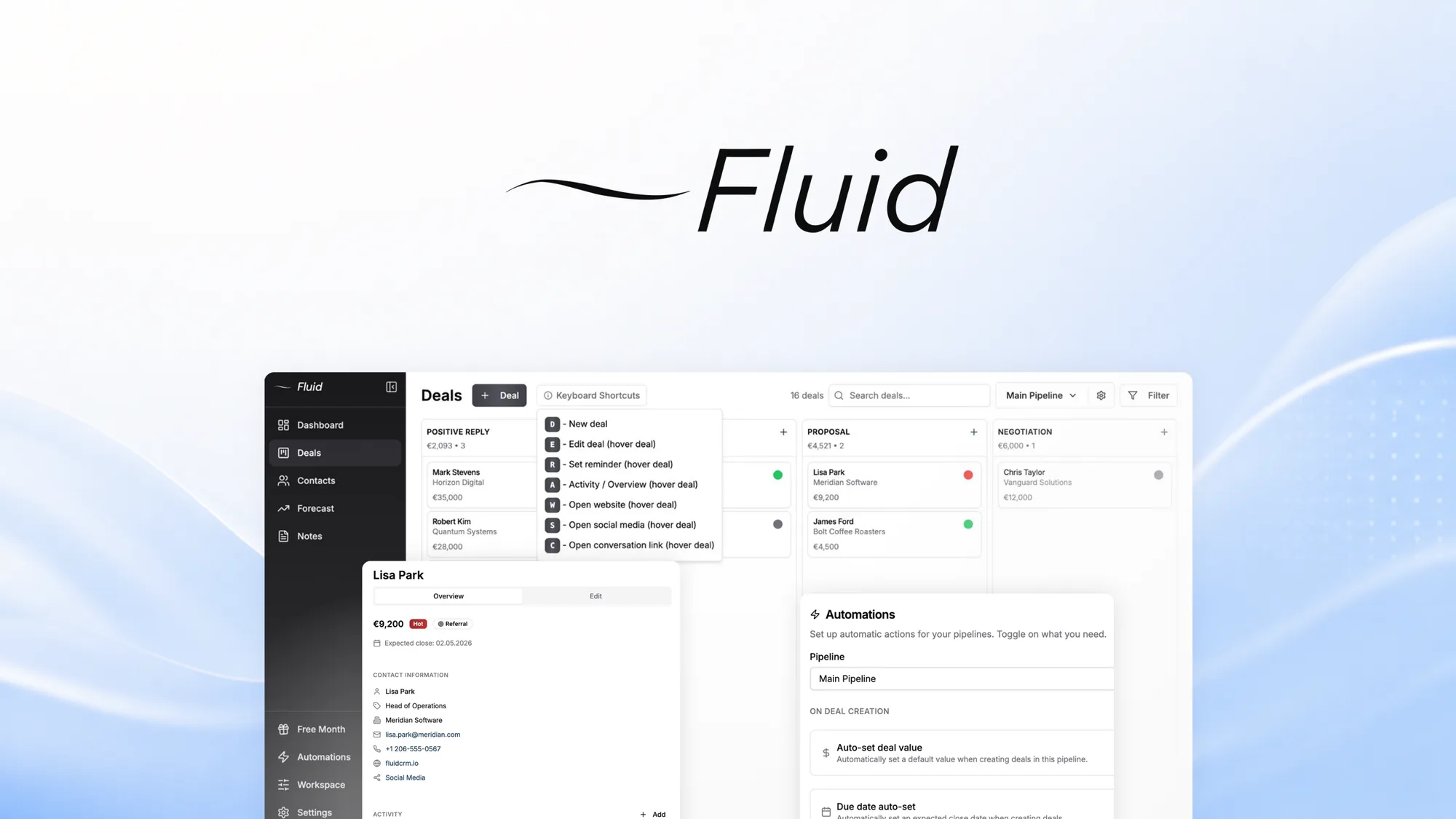 Fluid CRM