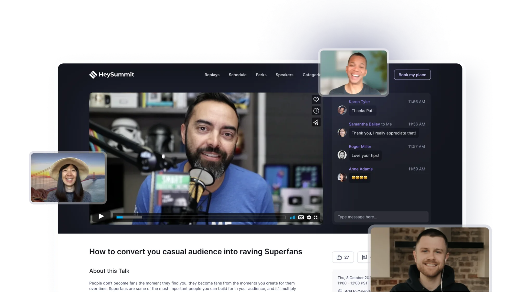 Run virtual events