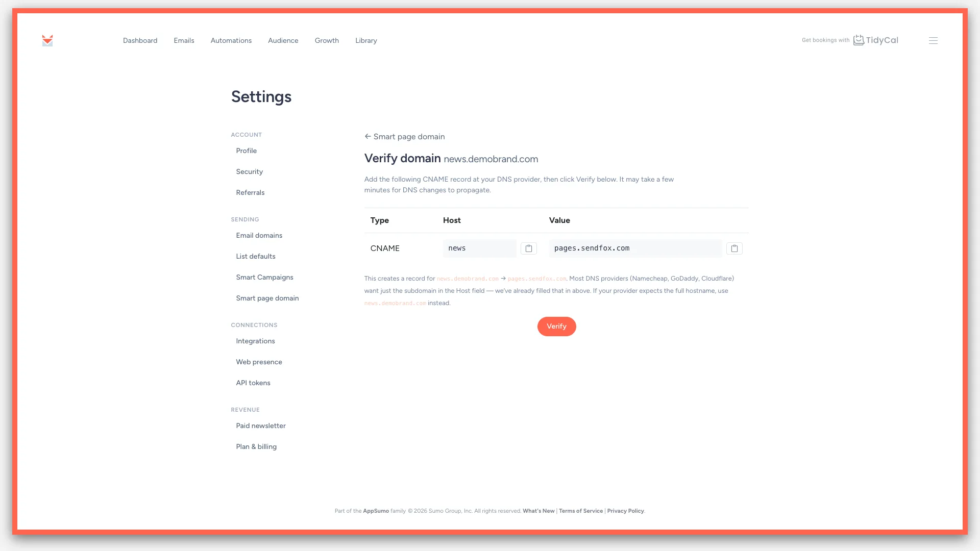 SendFox - screenshot 4