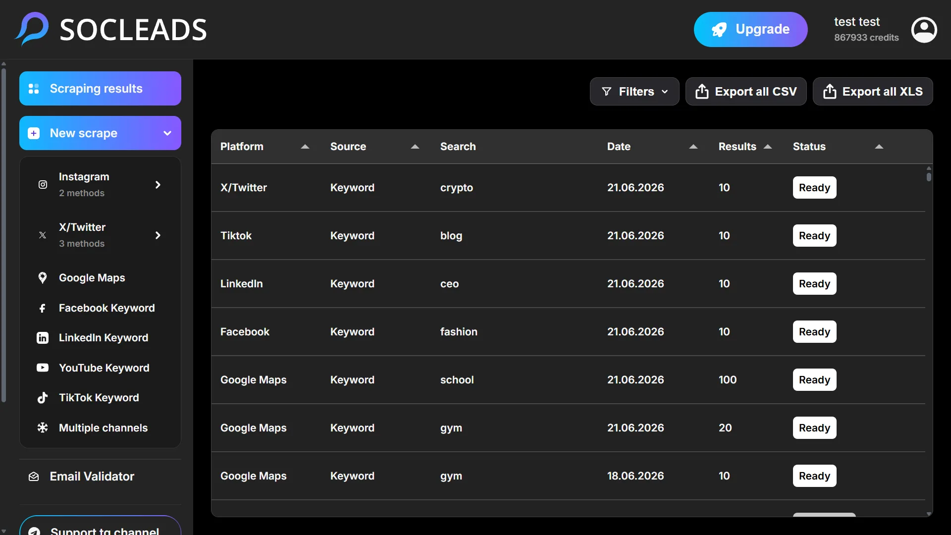 SocLeads - screenshot 4