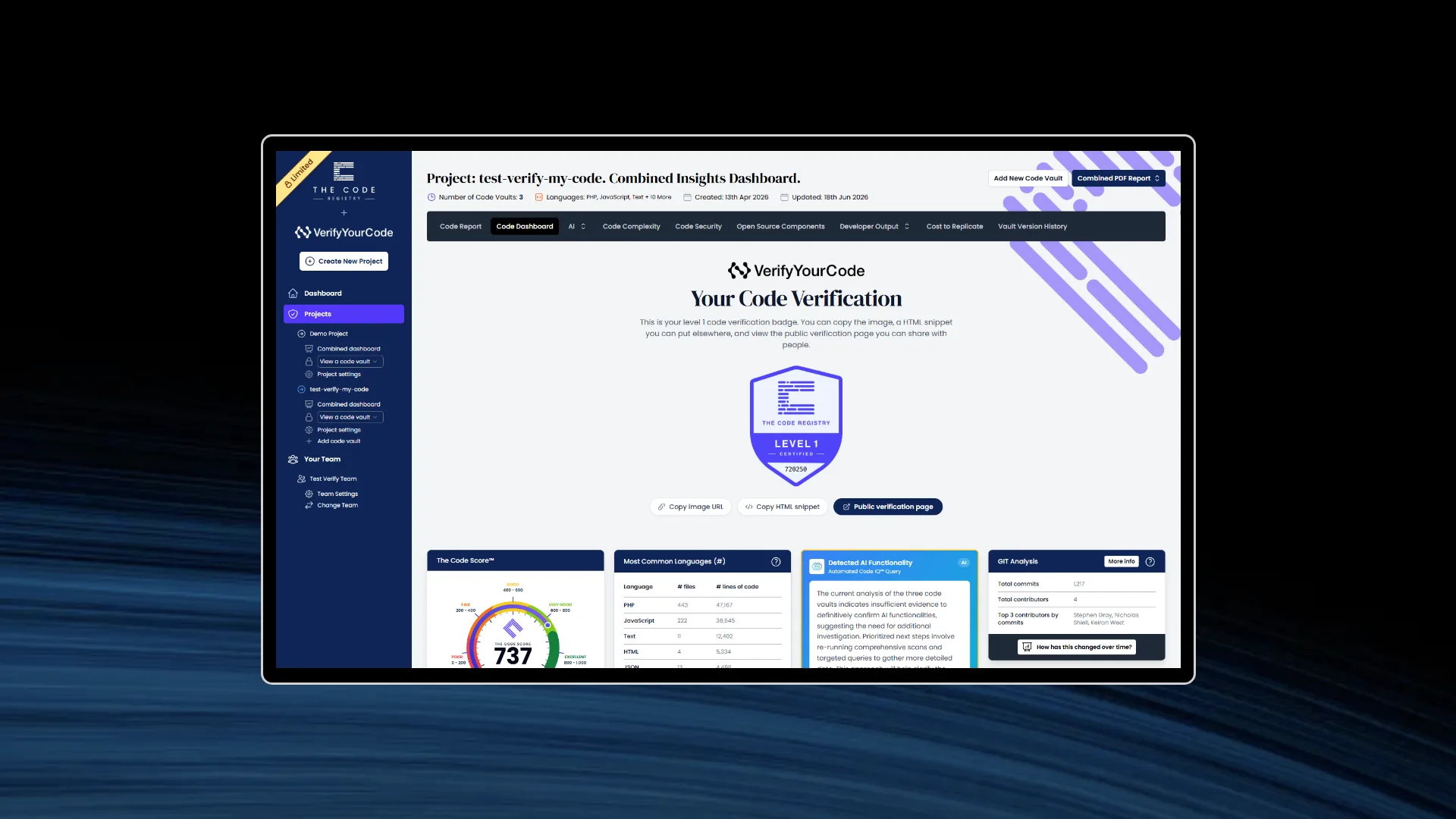 Code verification