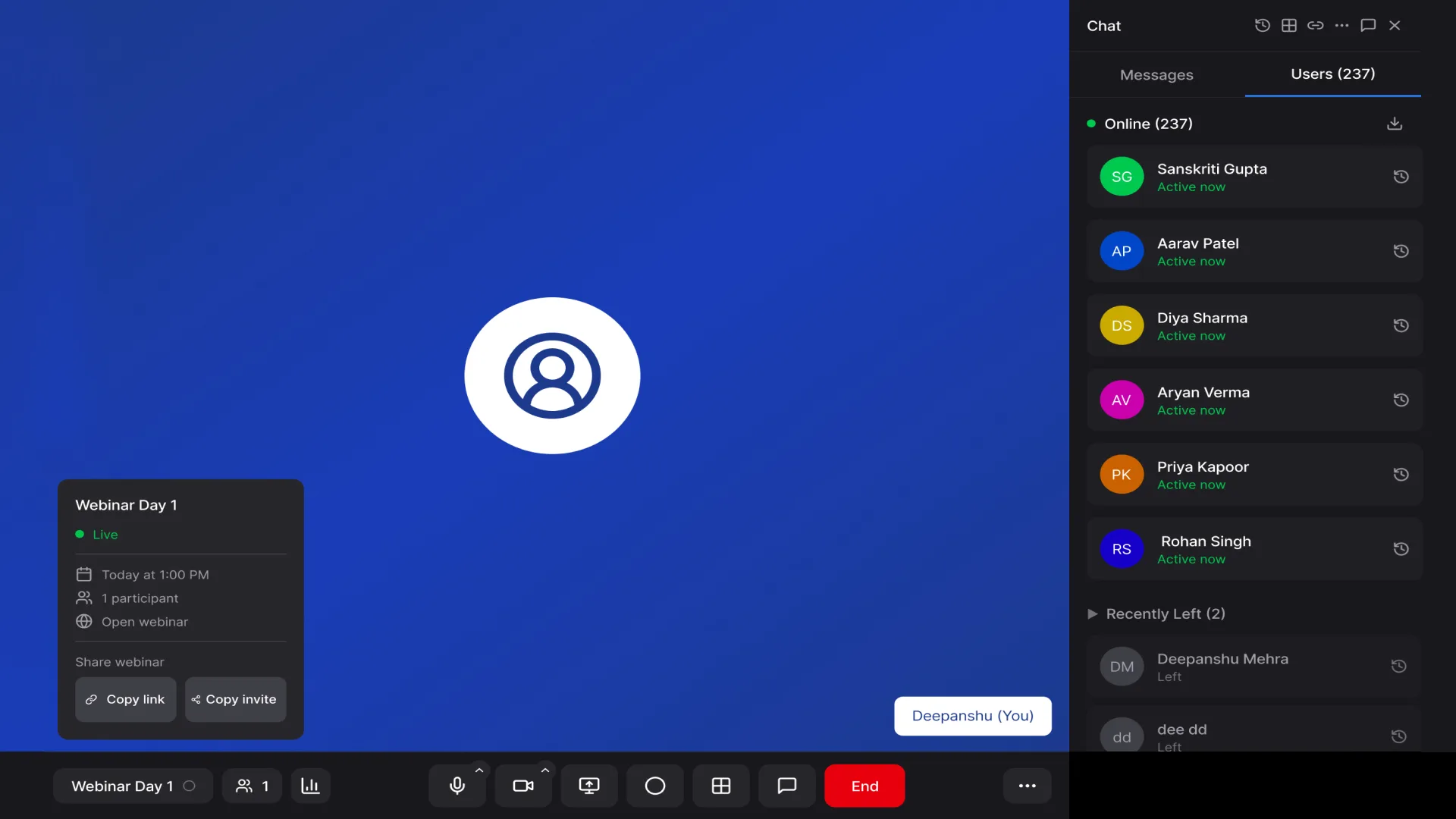 Webinar - screenshot 3