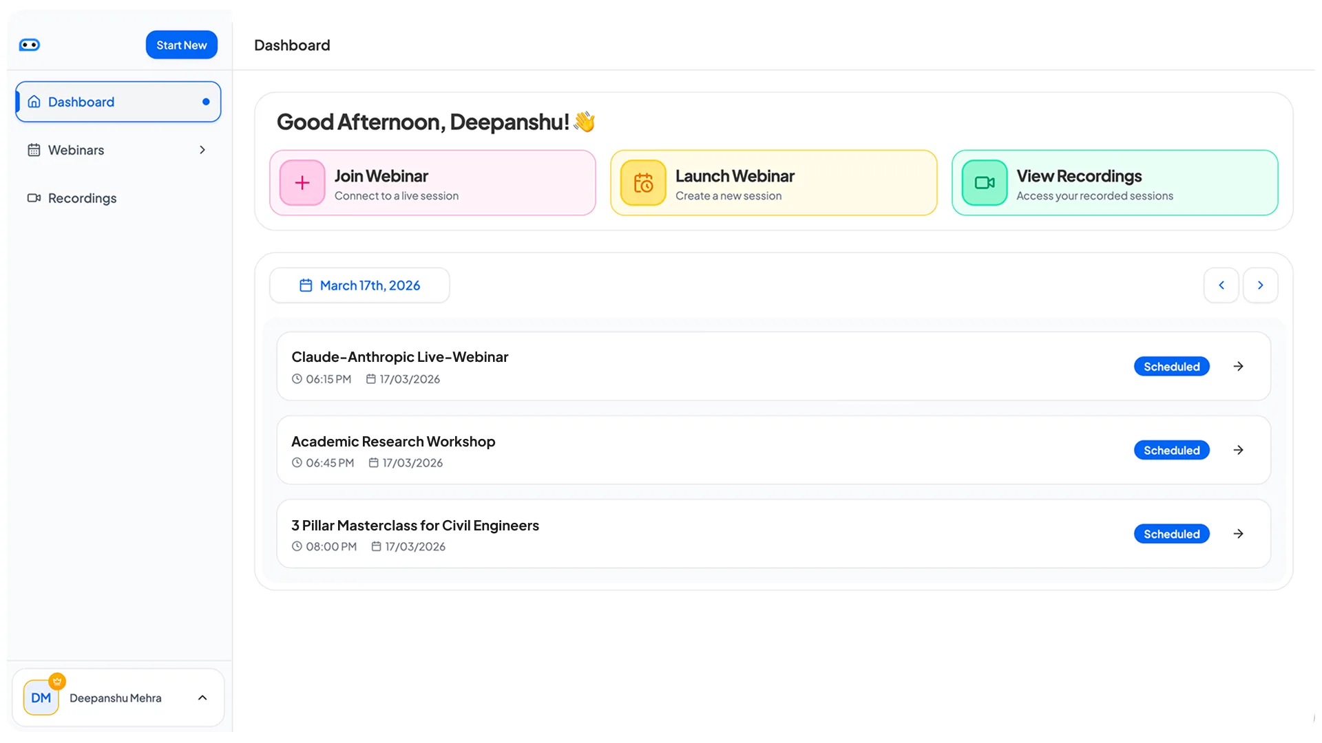 Webinar - screenshot 4