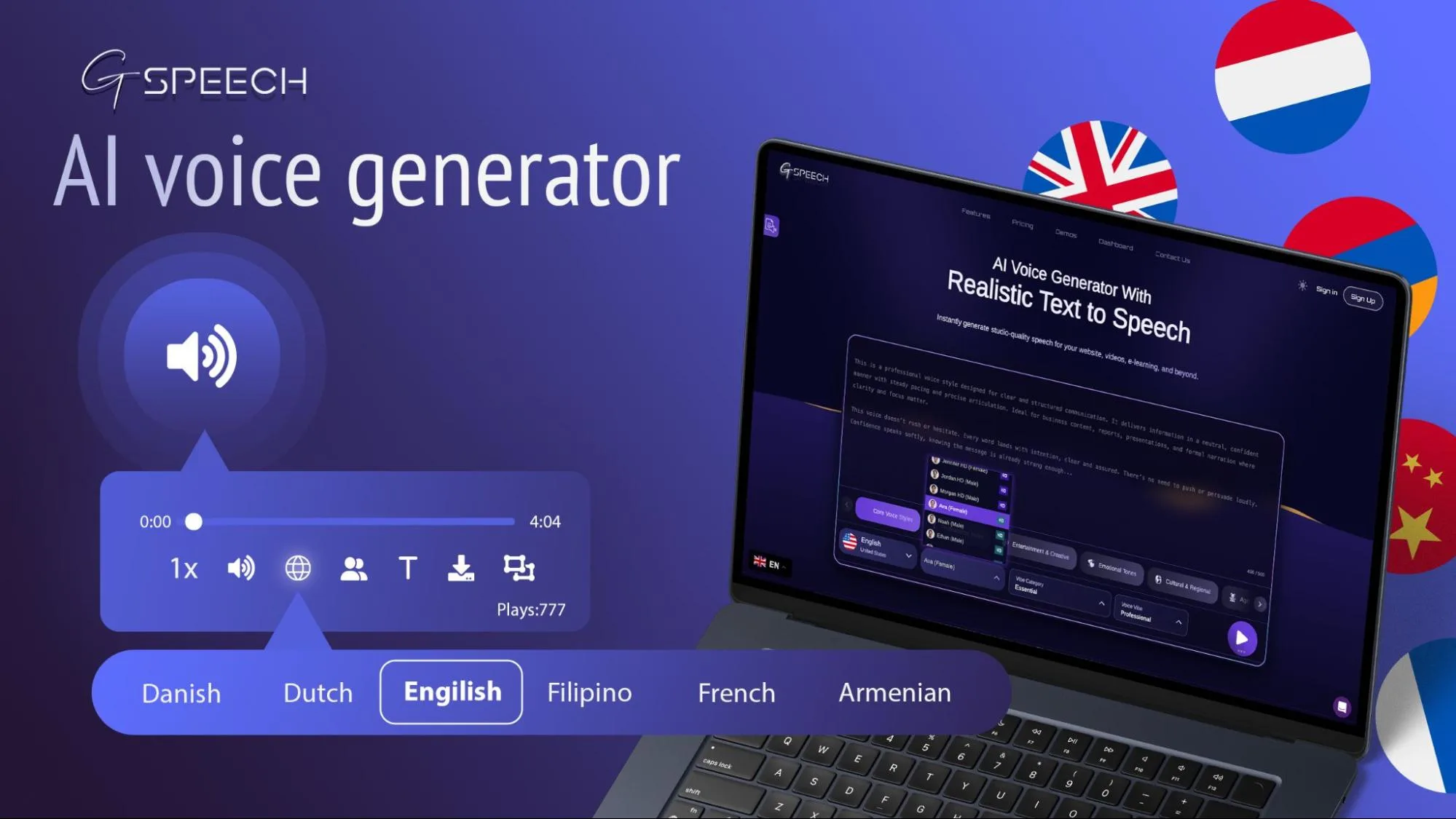 Text narration