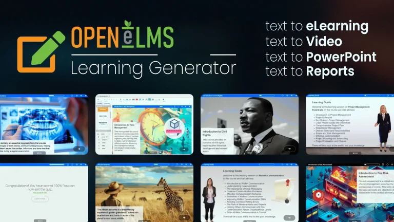 Open eLMS Learning Generator