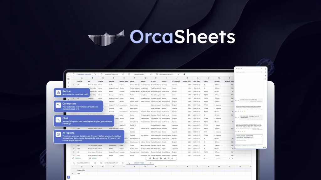 OrcaSheets