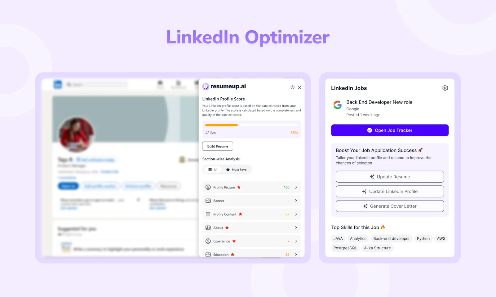 LinkedIn optimizer