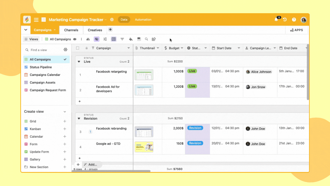 Stackby - screenshot 1