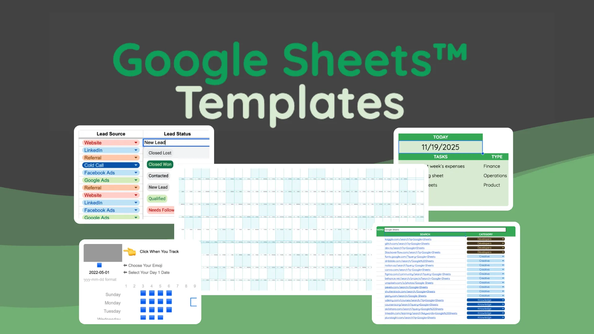 AppSumo's Google Sheets Template Pack